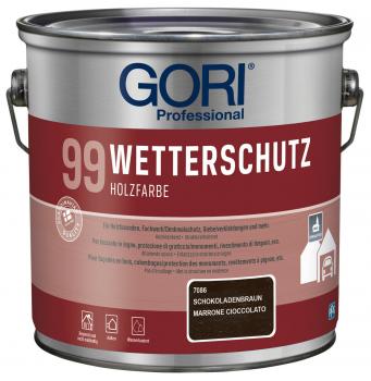 GORI 99 Deck Holzfassaden-Farbe Schokoladenbraun 2,50 ltr.